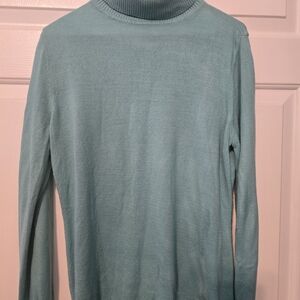 NY&C Teal Turtleneck Sweater Size L